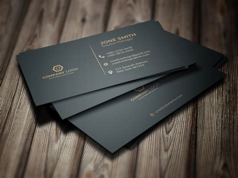 examples of good business cards layout